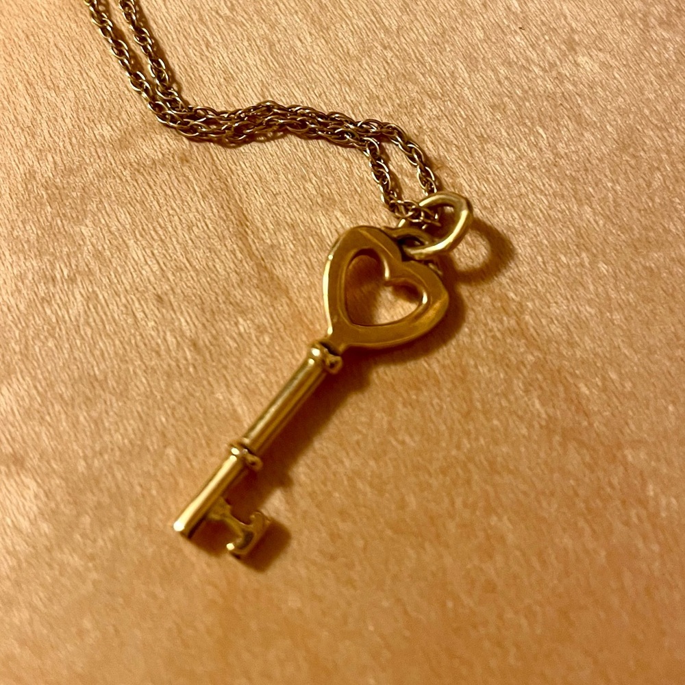 Tiffany & Co. Gold Mini Key Pendant